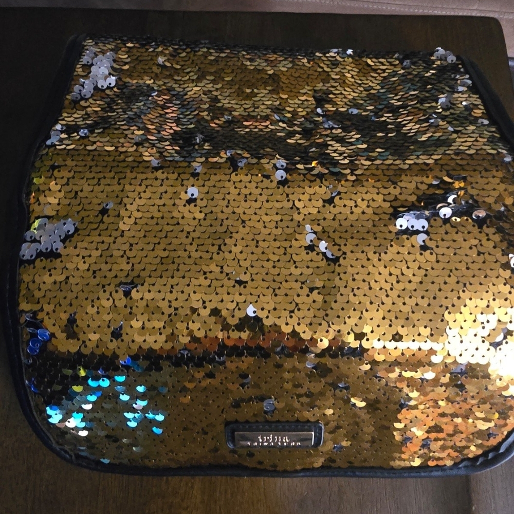 Gold Sequin Backpack